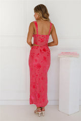 Garden Grove Maxi Skirt Pink