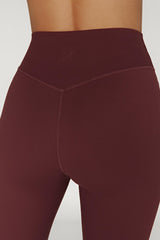 Venus V Back Leggings - Mahogany