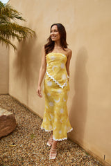 Reach The Stars Maxi Skirt Yellow
