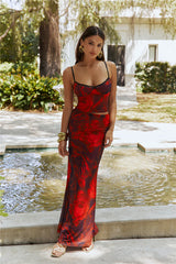 Cici Maxi Skirt Giovana Print