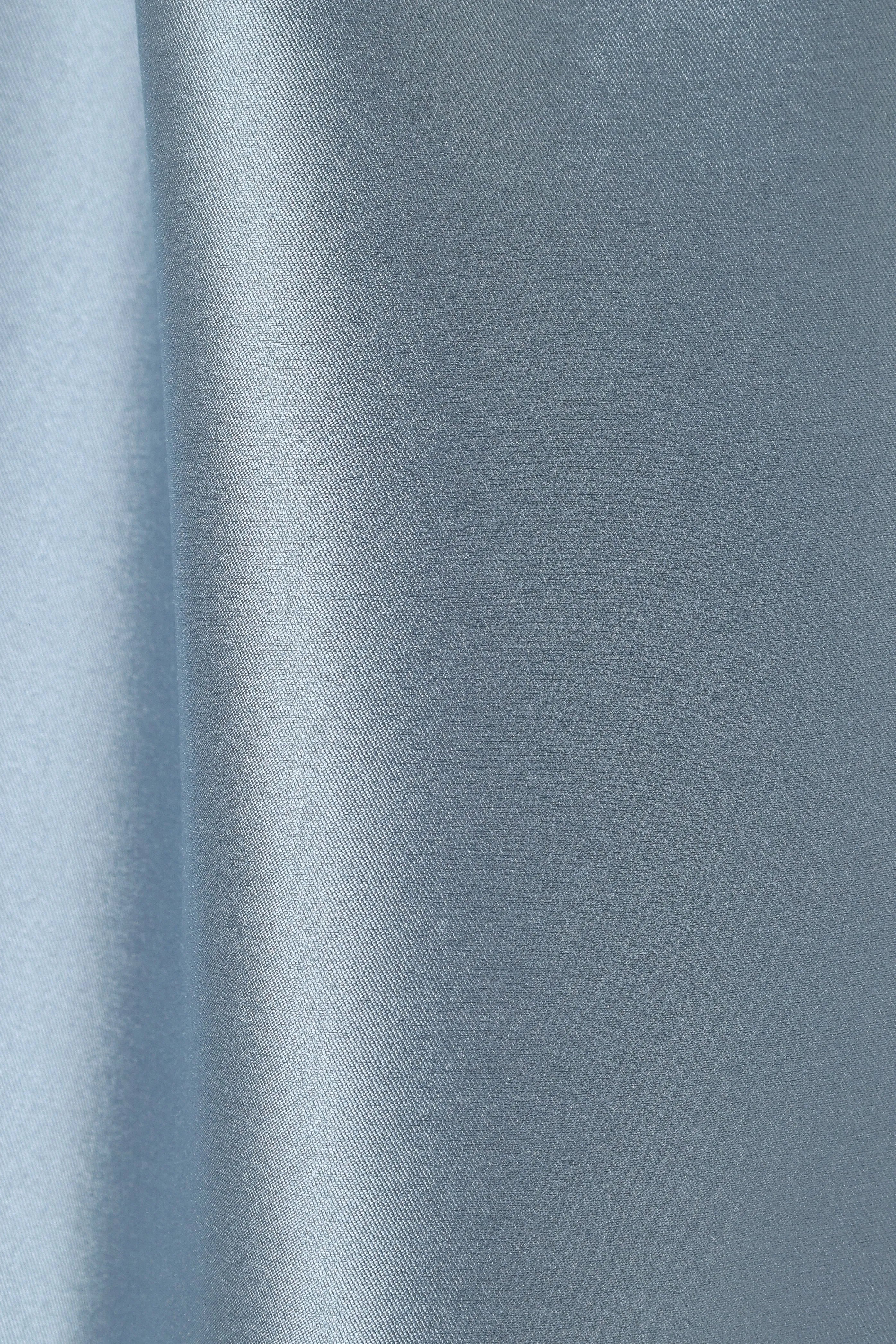 Betina Bow Front Maxi Dress - BLUE/DUSTY ROSE