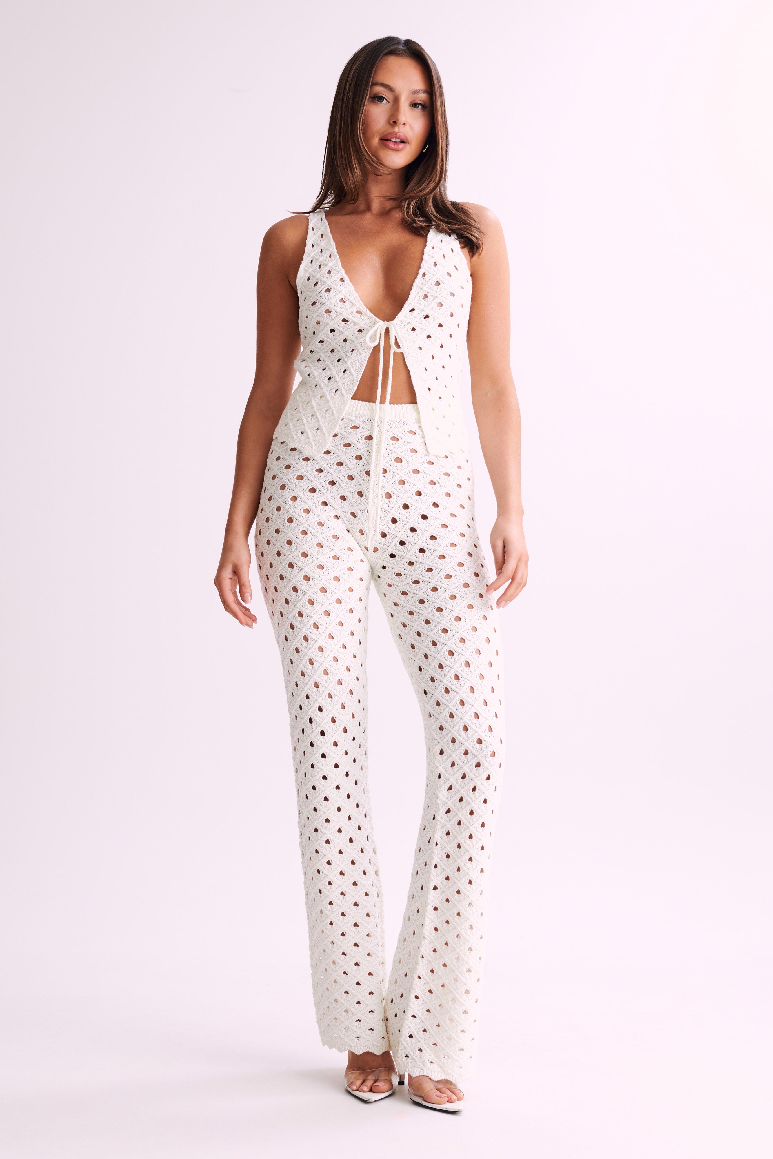 Santana Crochet Top - Ivory