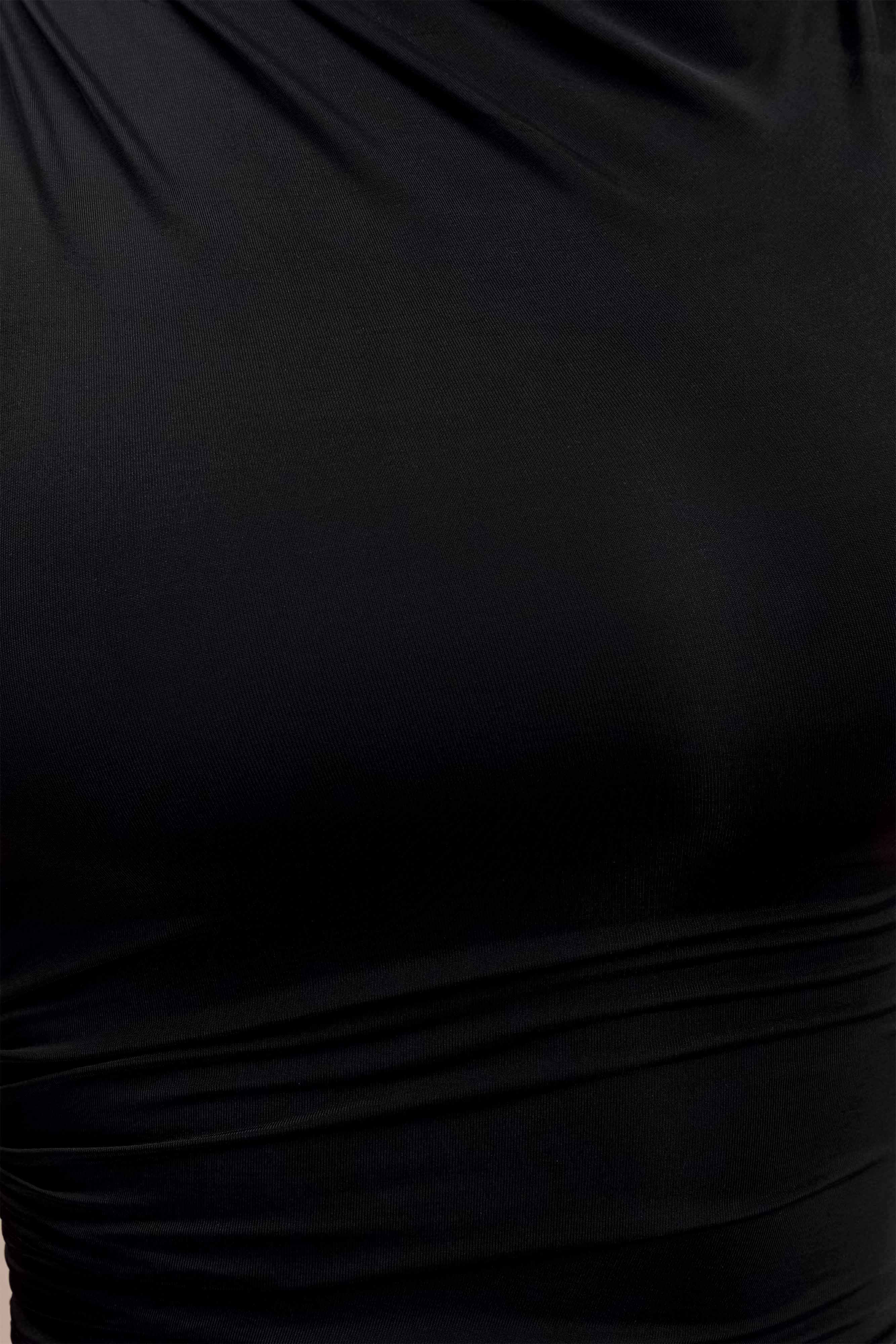 Kaia Slinky Cut Out Maxi Dress - Black