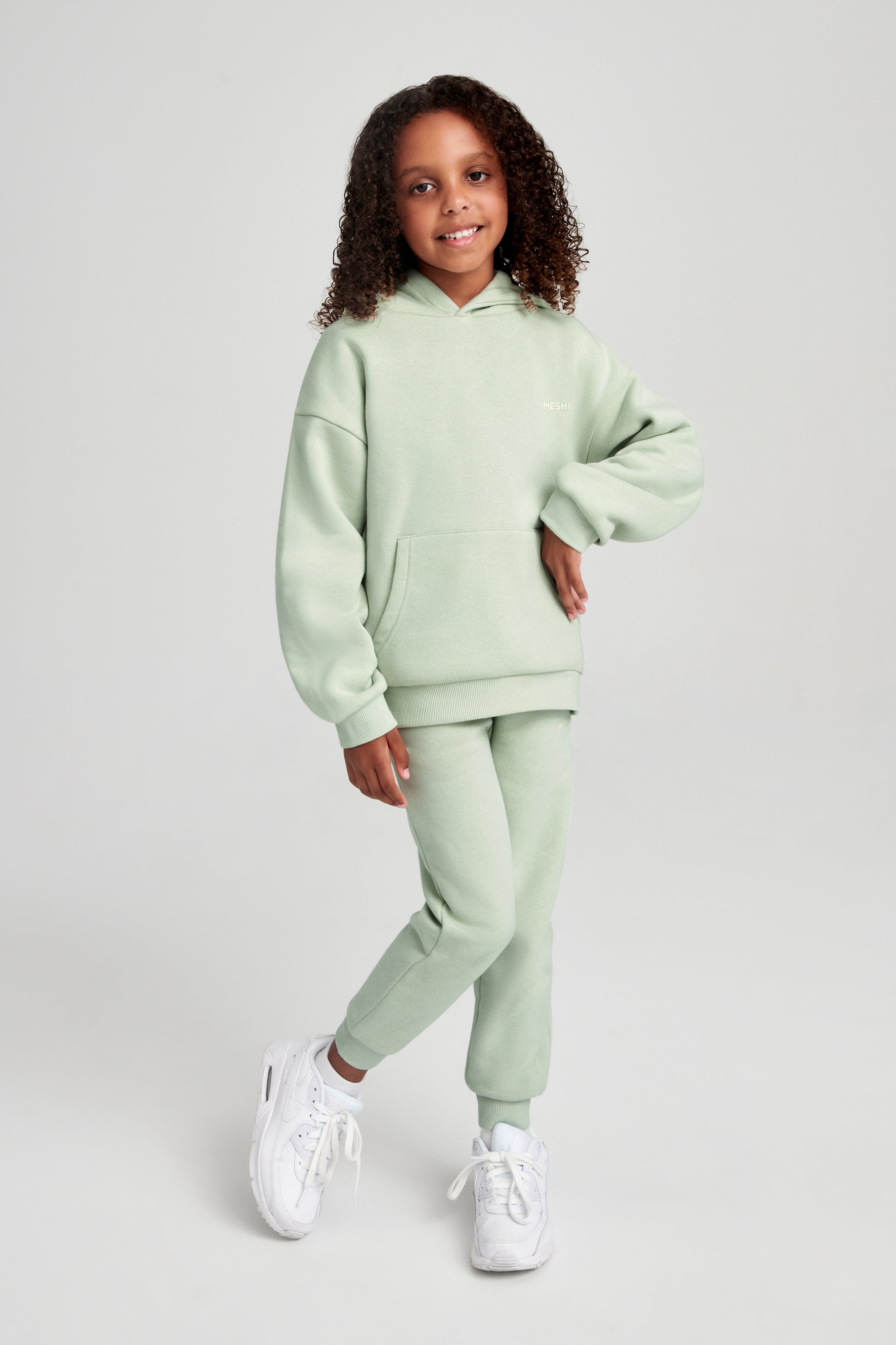 Frankie Kids Unisex Jogger - Light Sage