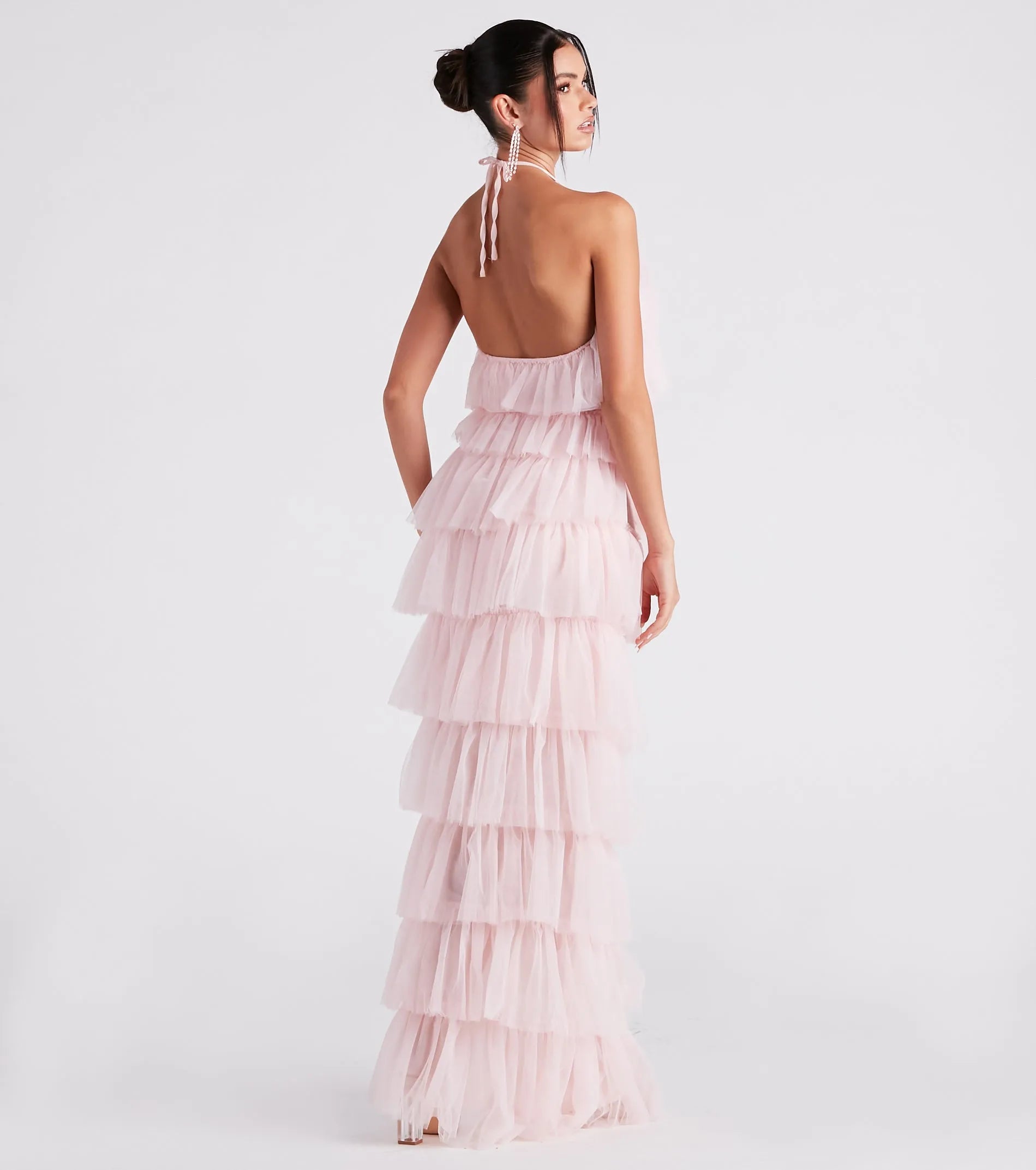 Alexandra Formal Tulle Long Dress