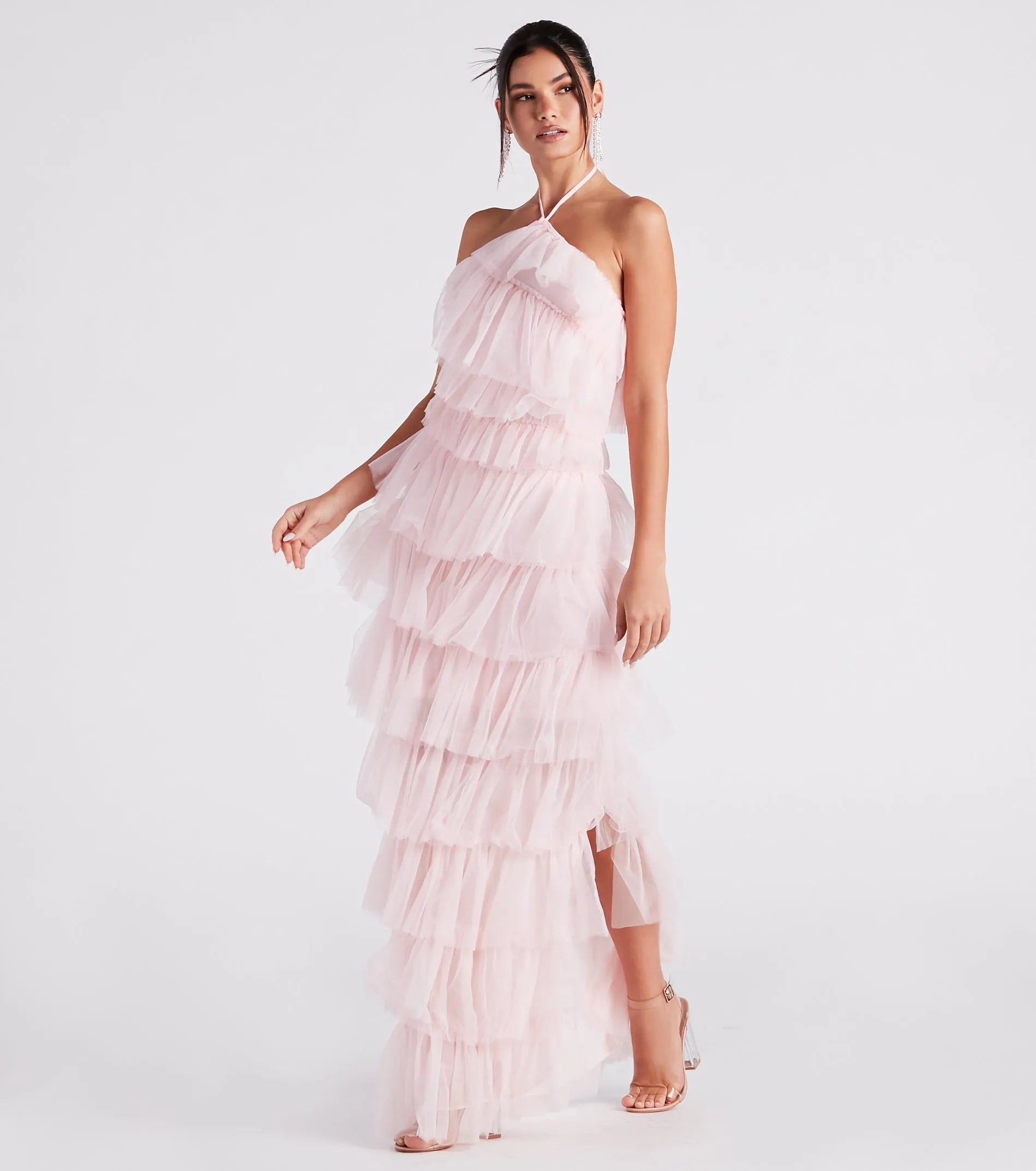 Alexandra Formal Tulle Long Dress