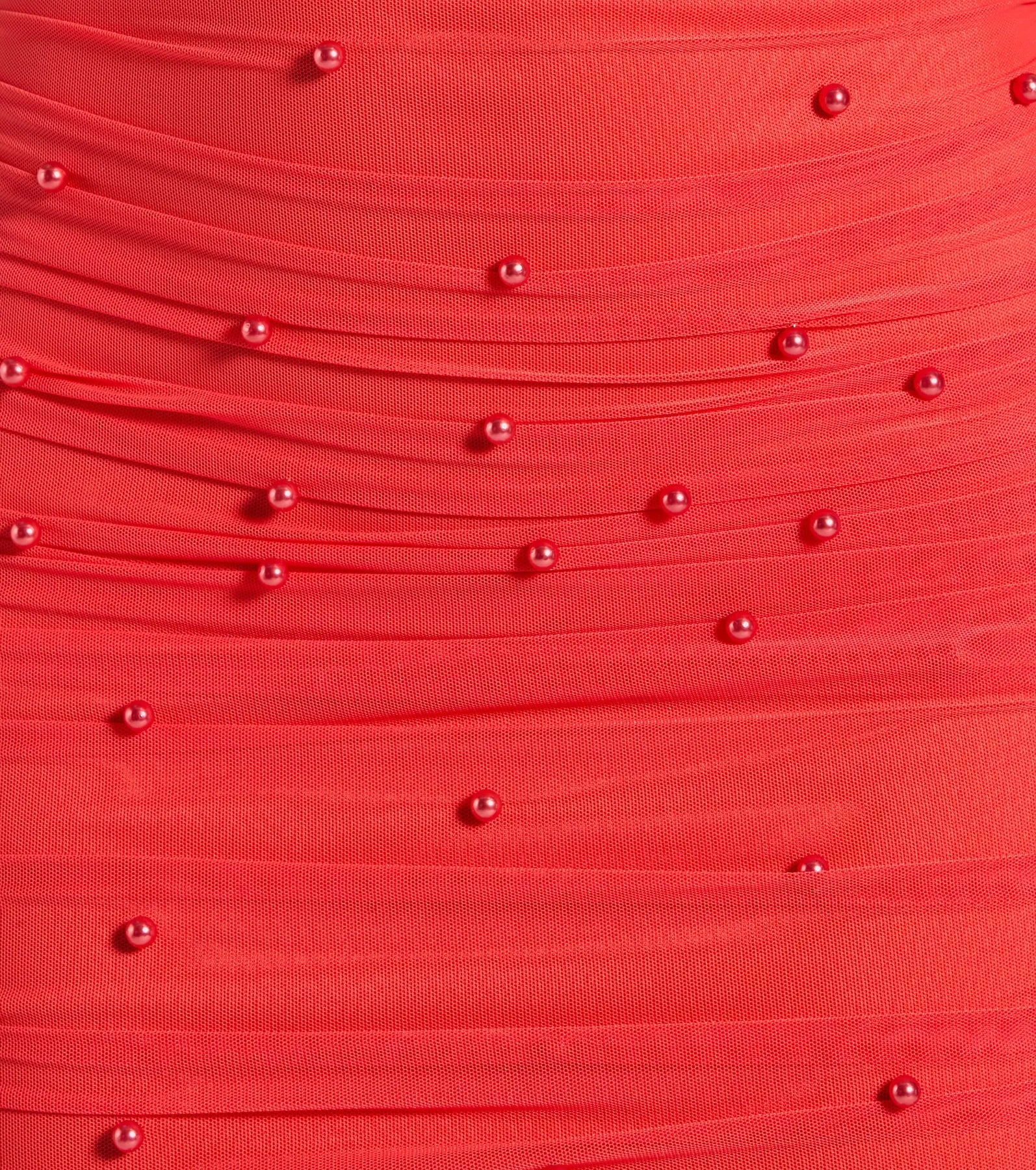 Enhance Your Chic Strapless Faux Pearl Mini Dress