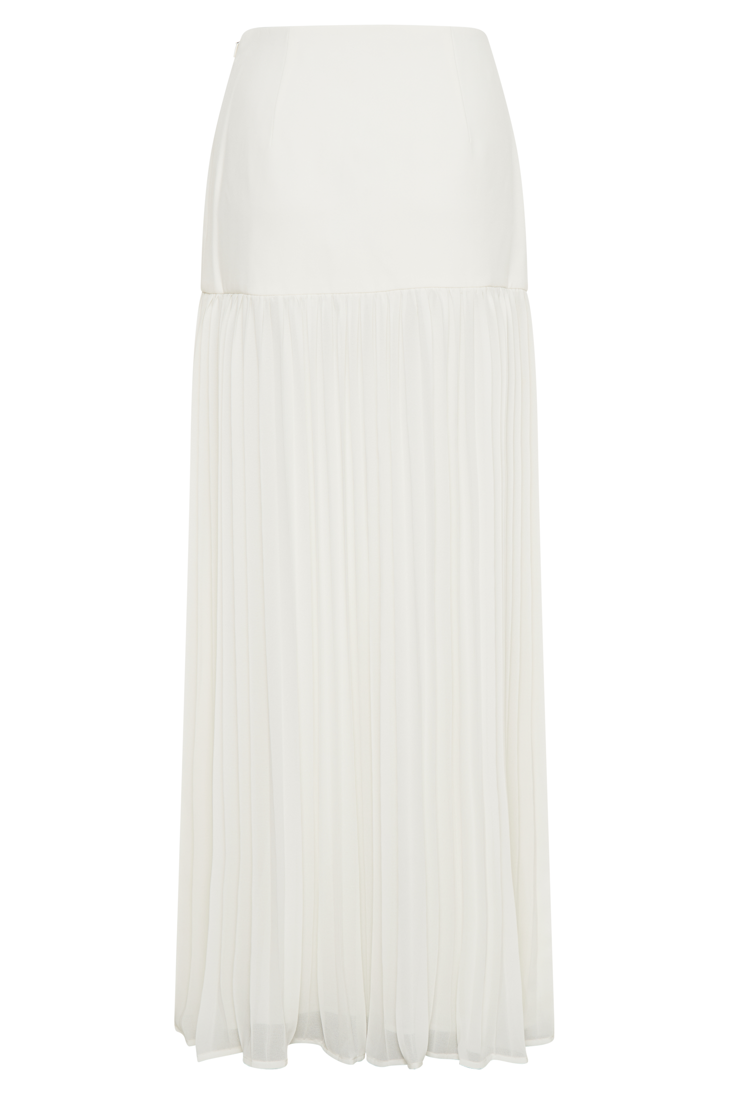 Jillian Pleated Maxi Skirt - Ivory