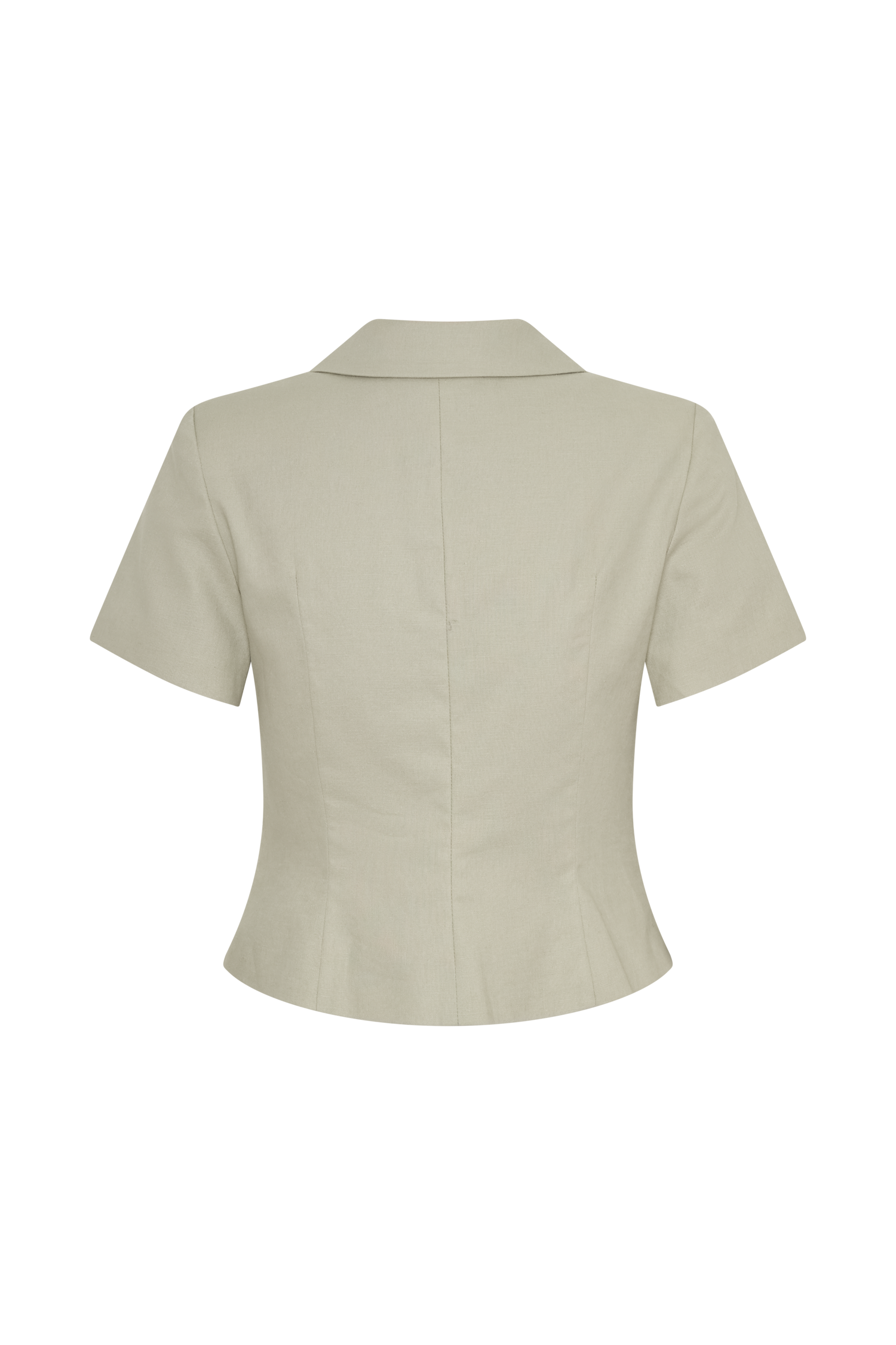 Ciara Linen Jacket - Basil