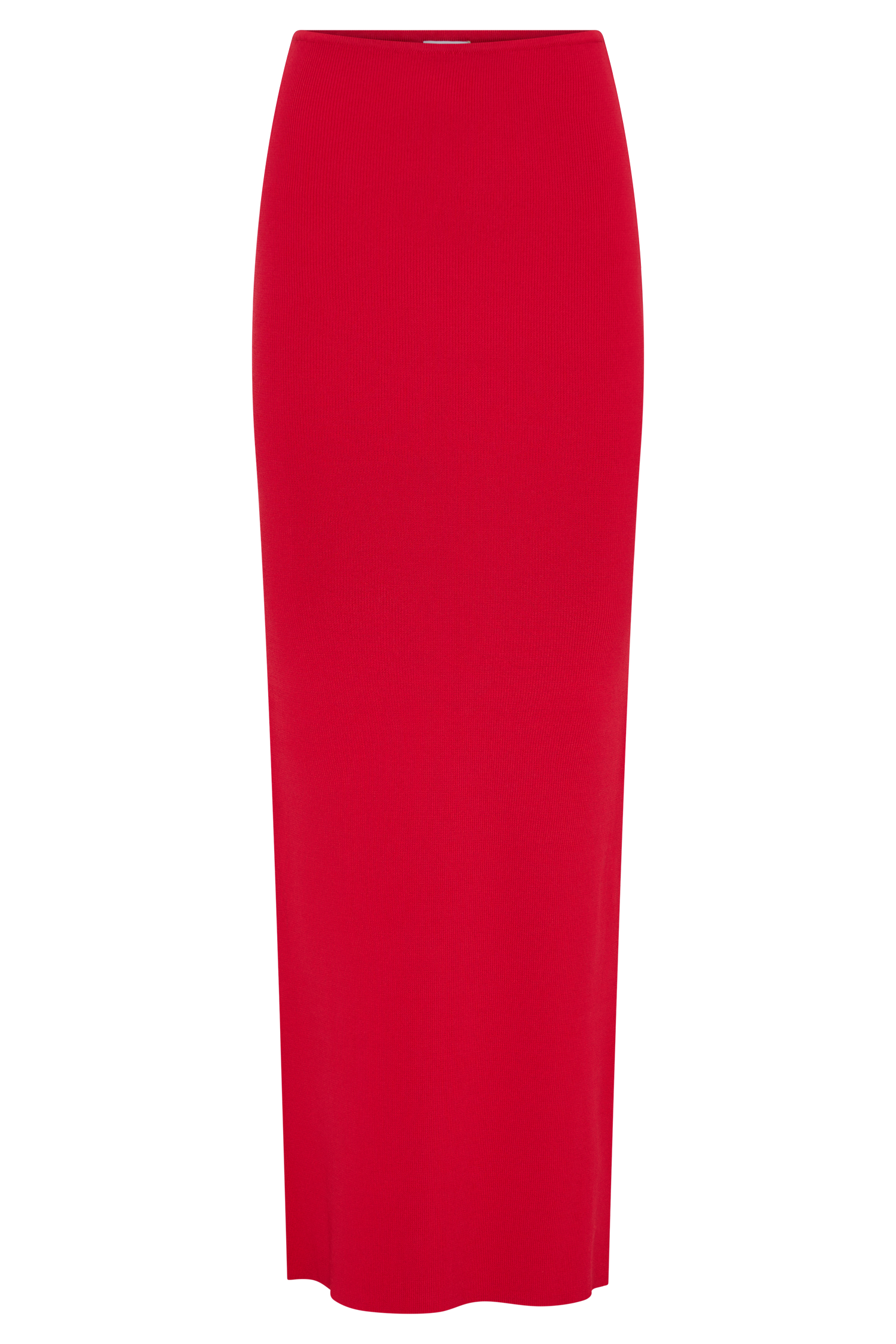 Keaton Fishtail Knit Maxi Skirt - Red