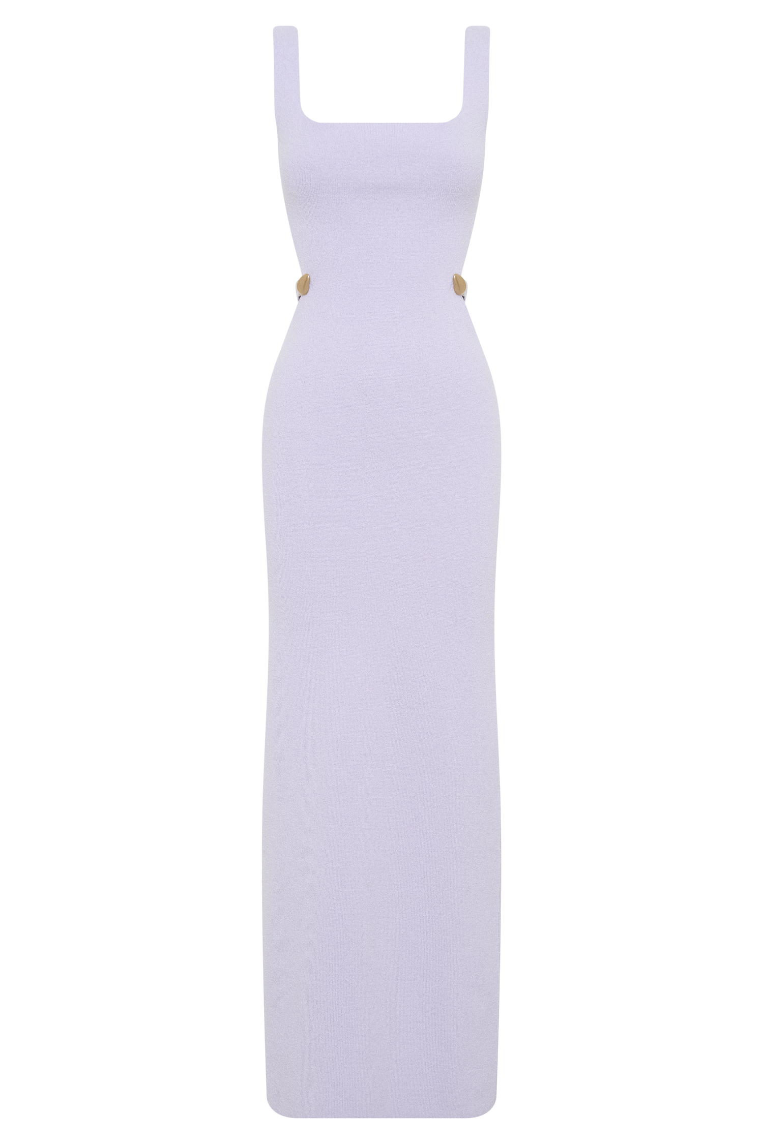 Alysanne Cut Out Knit Maxi Dress - Lilac
