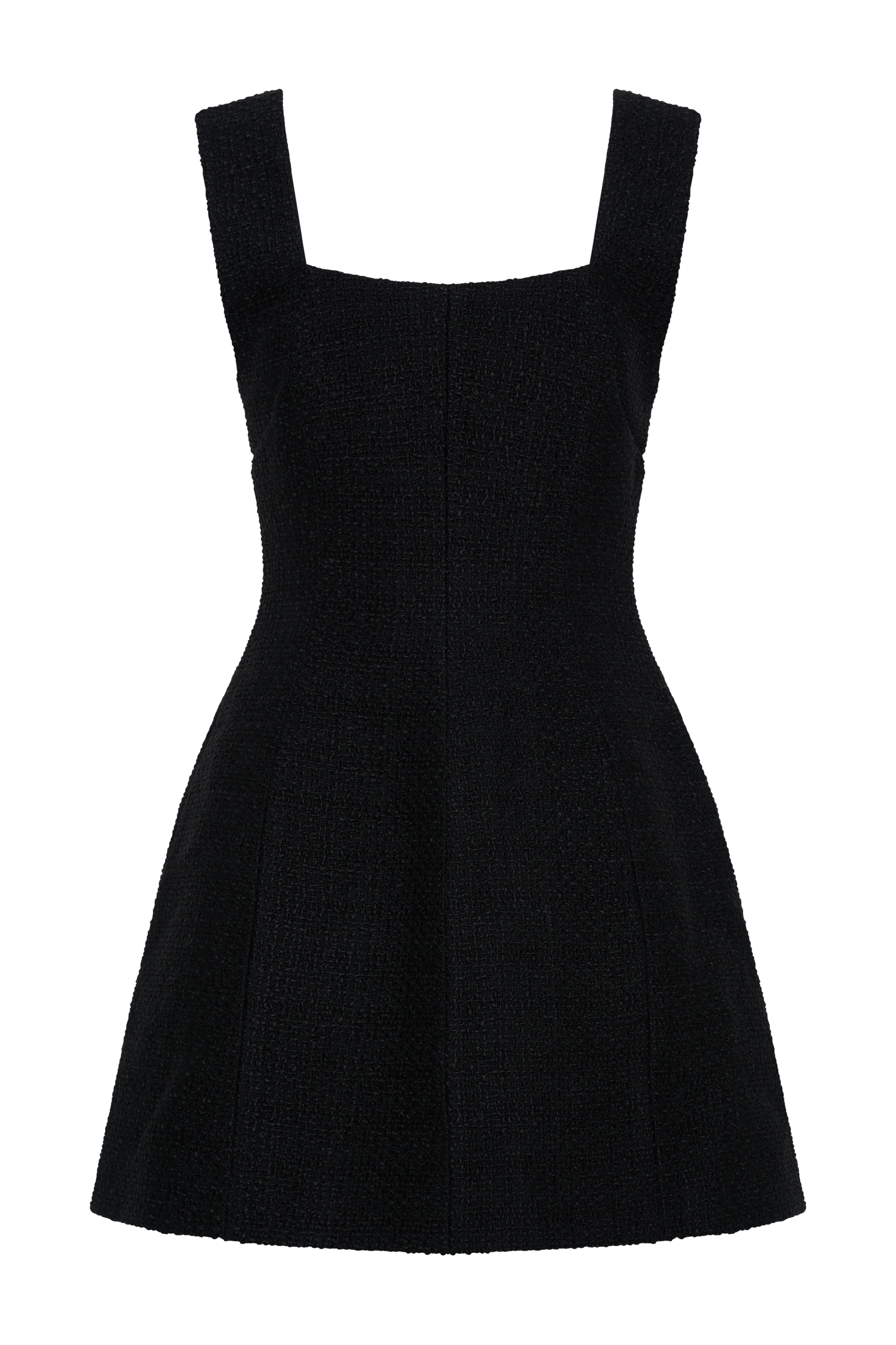 Desire Boucle Mini Dress - Black