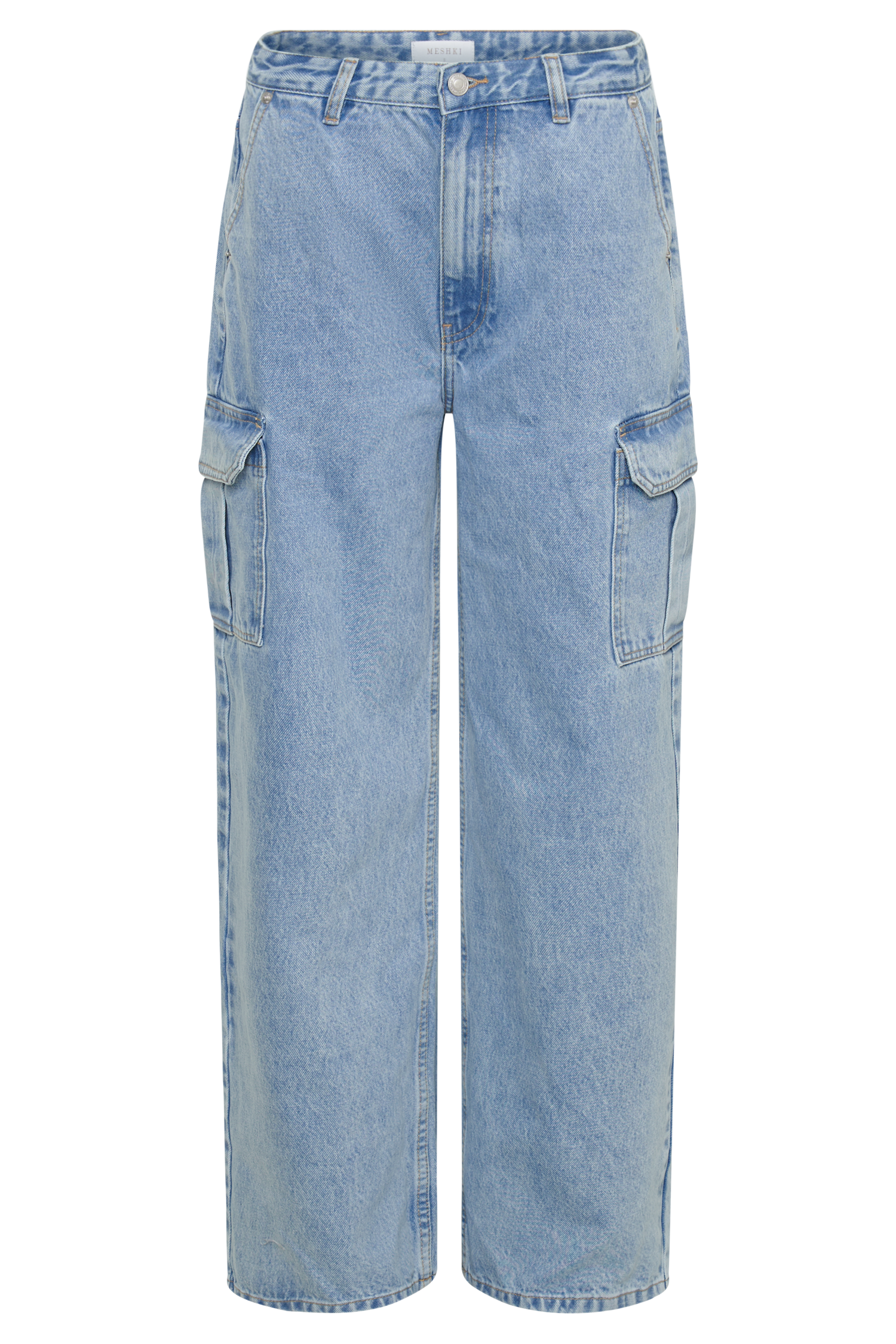Jagger Mid Rise Oversized Denim Jean - Mid Blue