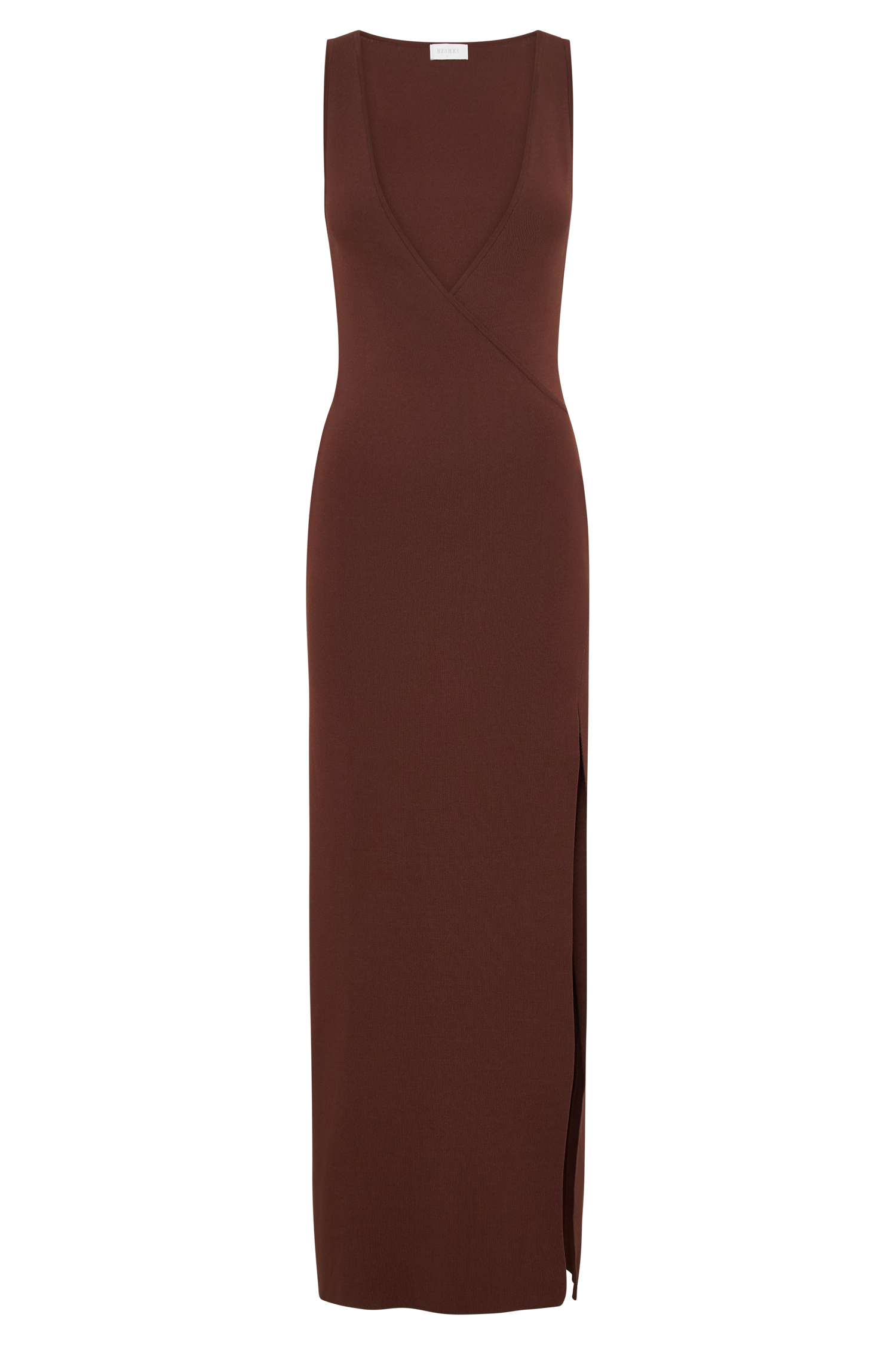 Araminta Knit Maxi Dress - Dark Chocolate