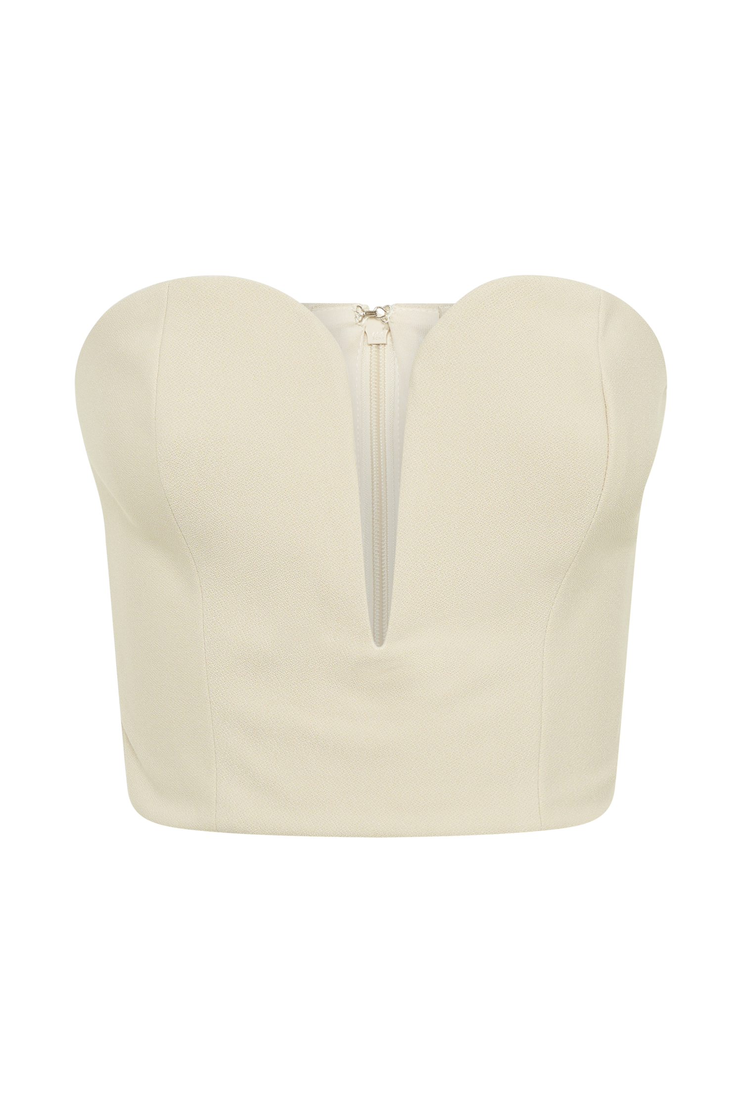 Dahlia Strapless V Corset - Cream